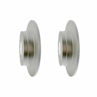 Rear Geomet Coated Anti Rust Brake Rotor Set of 2
