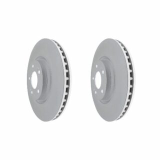 Front Geomet Coated Anti Rust Brake Rotor Set of 2
