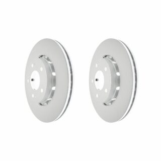 Front Geomet Coated Anti Rust Brake Rotor Set of 2