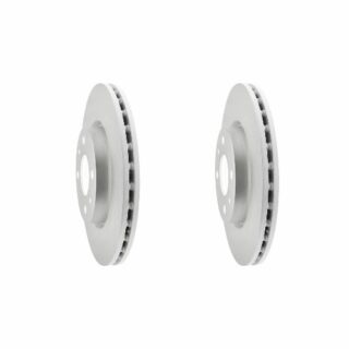 Front Geomet Coated Anti Rust Brake Rotor Set of 2