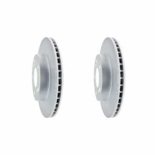 Front Geomet Coated Anti Rust Brake Rotor Set of 2