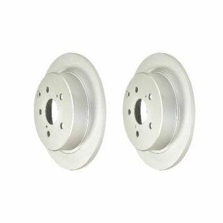 Rear Geomet Coated Anti Rust Brake Rotor Set of 2