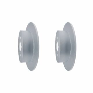 Rear Geomet Coated Anti Rust Brake Rotor Set of 2