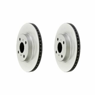 Front Geomet Coated Anti Rust Brake Rotor Set of 2