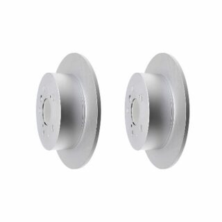 Rear Geomet Coated Anti Rust Brake Rotor Set of 2