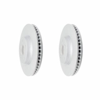 Front Geomet Coated Anti Rust Brake Rotor Set of 2