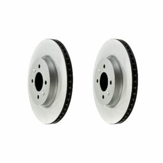 Front Geomet Coated Anti Rust Brake Rotor Set of 2