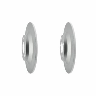 Rear Geomet Coated Anti Rust Brake Rotor Set of 2
