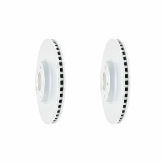 Front Geomet Coated Anti Rust Brake Rotor Set of 2