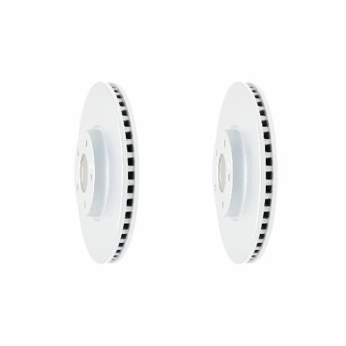 Front Geomet Coated Anti Rust Brake Rotor Set of 2
