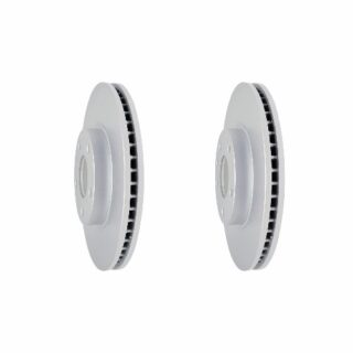 Front Geomet Coated Anti Rust Brake Rotor Set of 2