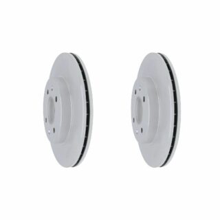 Front Geomet Coated Anti Rust Brake Rotor Set of 2