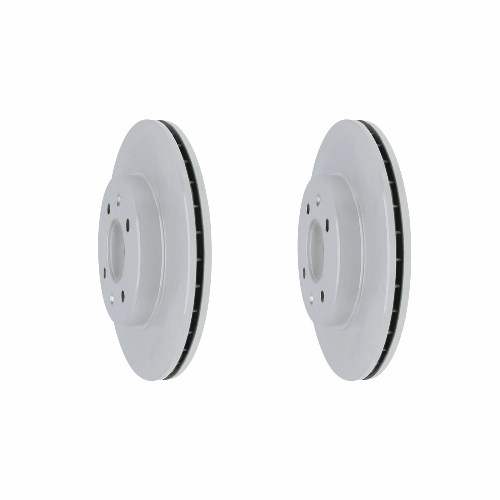 Front Geomet Coated Anti Rust Brake Rotor Set of 2