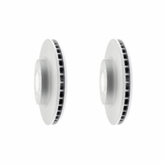 Front Geomet Coated Anti Rust Brake Rotor Set of 2