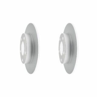 Rear Geomet Coated Anti Rust Brake Rotor Set of 2