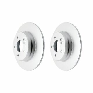 Rear Geomet Coated Anti Rust Brake Rotor Set of 2