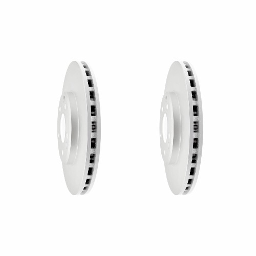 Front Geomet Coated Anti Rust Brake Rotor Set of 2