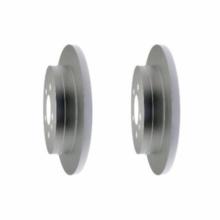 Rear Geomet Coated Anti Rust Brake Rotor Set of 2