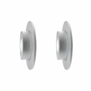Rear Geomet Coated Anti Rust Brake Rotor Set of 2