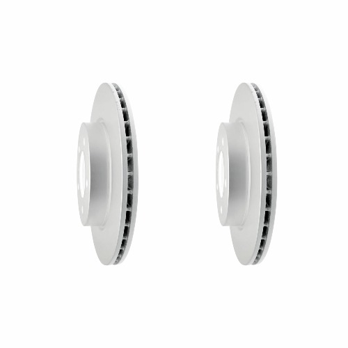 Front Geomet Coated Anti Rust Brake Rotor Set of 2