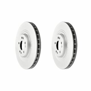 Front Geomet Coated Anti Rust Brake Rotor Set of 2
