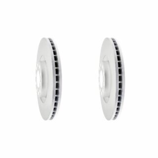 Front Geomet Coated Anti Rust Brake Rotor Set of 2