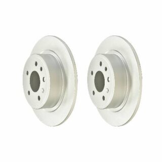 Rear Geomet Coated Anti Rust Brake Rotor Set of 2