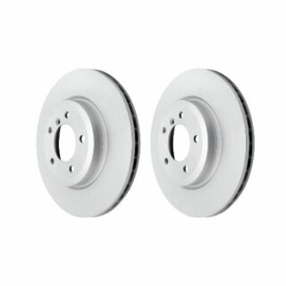 Front Geomet Coated Anti Rust Brake Rotor Set of 2