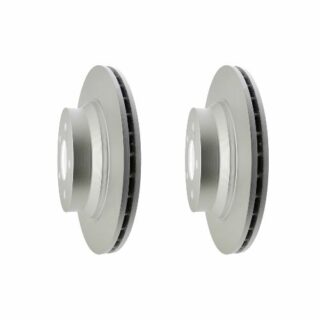 Rear Geomet Coated Anti Rust Brake Rotor Set of 2