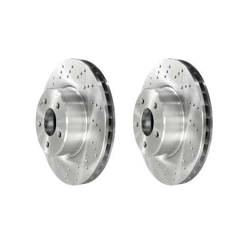 Front Standard Brake Rotor Set of 2
