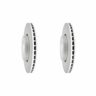 Front Geomet Coated Anti Rust Brake Rotor Set of 2