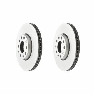 Front Geomet Coated Anti Rust Brake Rotor Set of 2