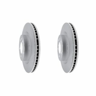 Front Geomet Coated Anti Rust Brake Rotor Set of 2