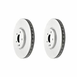 Front Geomet Coated Anti Rust Brake Rotor Set of 2