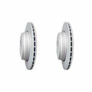 Rear Geomet Coated Anti Rust Brake Rotor Set of 2
