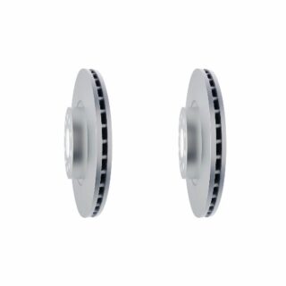 Front Geomet Coated Anti Rust Brake Rotor Set of 2