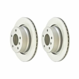 Rear Geomet Coated Anti Rust Brake Rotor Set of 2