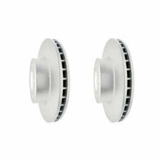 Front Geomet Coated Anti Rust Brake Rotor Set of 2
