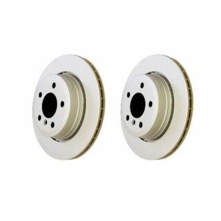 Rear Geomet Coated Anti Rust Brake Rotor Set of 2