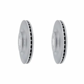 Front Geomet Coated Anti Rust Brake Rotor Set of 2