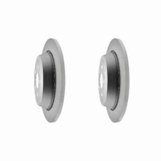 Rear Geomet Coated Anti Rust Brake Rotor Set of 2