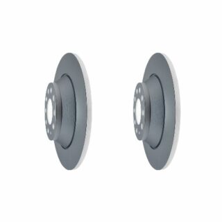 Rear Geomet Coated Anti Rust Brake Rotor Set of 2