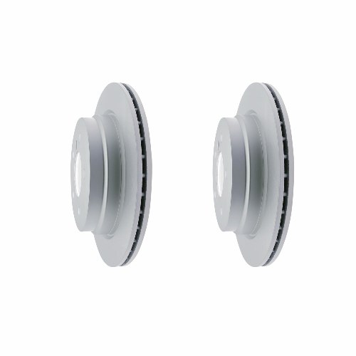 Rear Geomet Coated Anti Rust Brake Rotor Set of 2