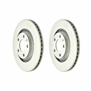 Rear Geomet Coated Anti Rust Brake Rotor Set of 2