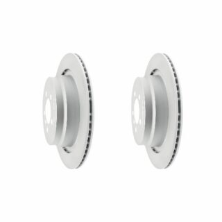 Rear Geomet Coated Anti Rust Brake Rotor Set of 2
