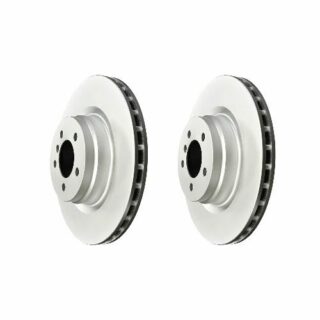 Front Geomet Coated Anti Rust Brake Rotor Set of 2