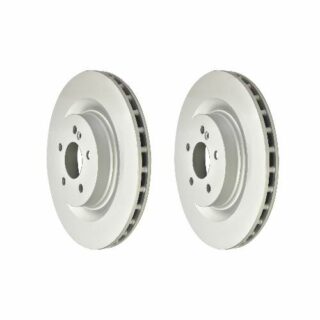 Rear Geomet Coated Anti Rust Brake Rotor Set of 2