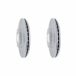 Front Geomet Coated Anti Rust Brake Rotor Set of 2