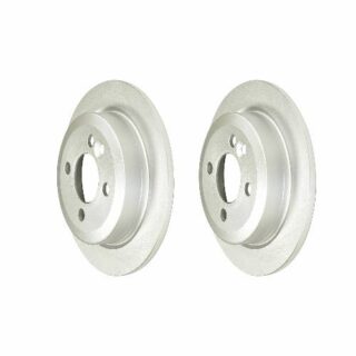 Rear Geomet Coated Anti Rust Brake Rotor Set of 2