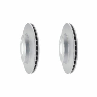 Front Geomet Coated Anti Rust Brake Rotor Set of 2